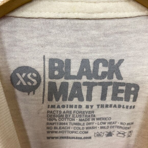 Black Matter Pacts Are Forever Baphomet Beige T-Shirt Extra Small - Picture 4 of 4